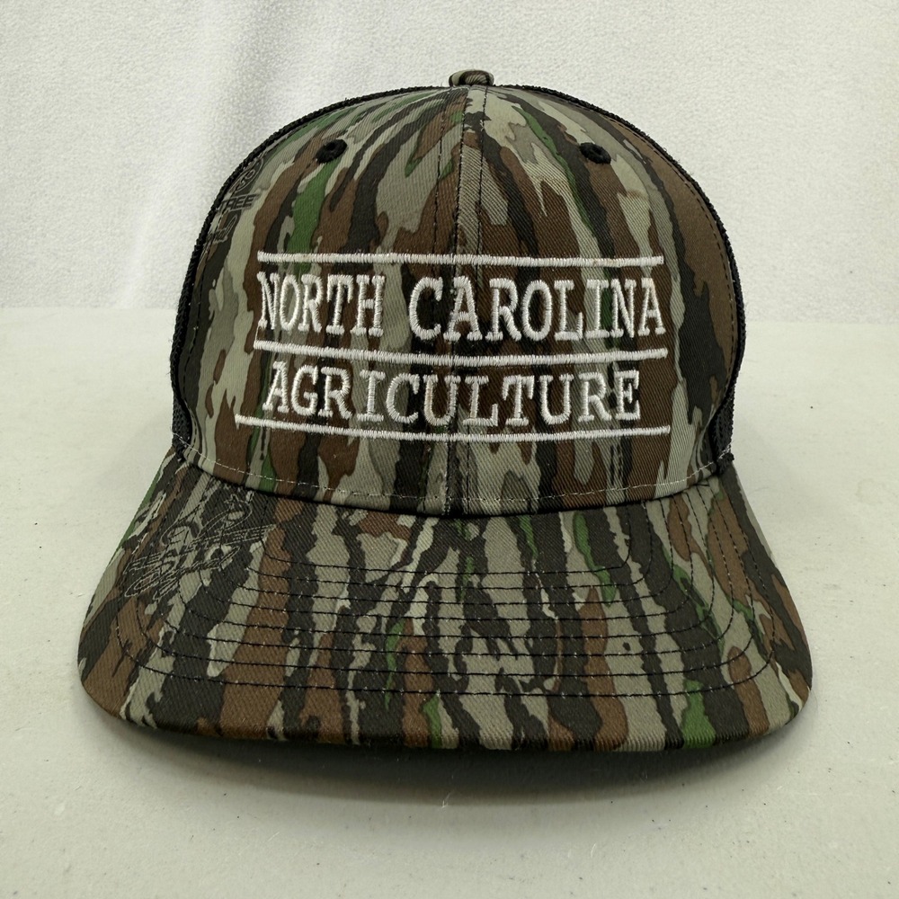 North Carolina Agriculture Trucker Hat Men Realtree Original Camo Richardson